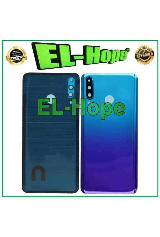 TAPA DE BATERÍA PARA HUAWEI P30 LITE MAR-LX1M LX1A LX2J TAPA TRASERA AZUL