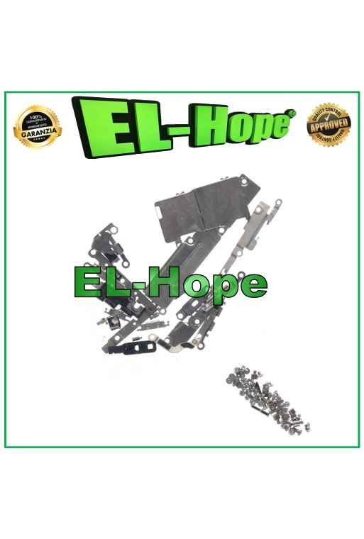 KIT COMPLETO TORNILLOS SOPORTES SOPORTES PANTALLAS INTERNAS PARA IPHONE XS MAX