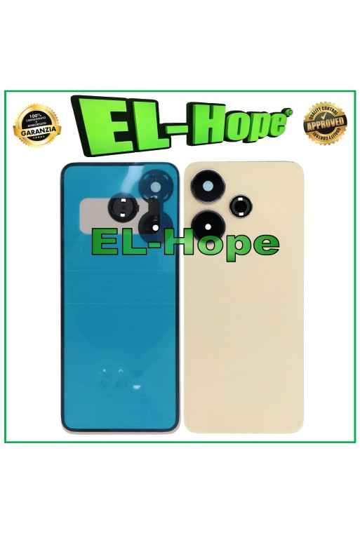 TAPA DE BATERÍA PARA XIAOMI REDMI 13 2404ARN45A CUBIERTA TRASERA DORADA