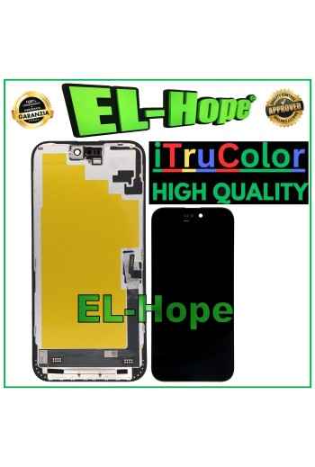 Pantalla LCD OLED suave iTruColor para Apple iPhone 16 Plus con cristal tactil