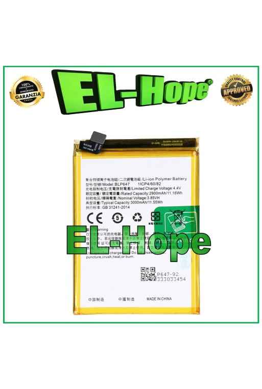 BATERIA BLP647 PARA OPPO A79 CPH2553 3080 mAh CALIDAD IGUAL A LA ORIGINAL