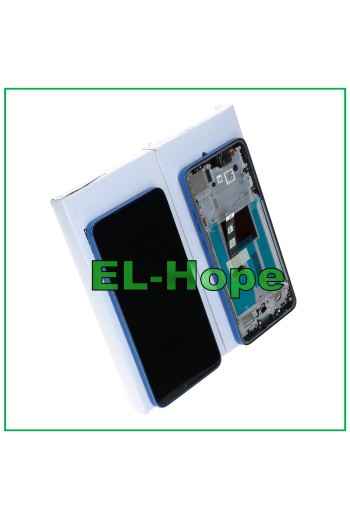 PANTALLA DE SERVICIO ORIGINAL MOTOROLA MOTO EDGE 50 NEO XT2409 MARCO TÁCTIL AZUL