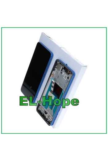 PANTALLA DE SERVICIO ORIGINAL MOTOROLA MOTO EDGE 50 NEO XT2409 MARCO TÁCTIL AZUL