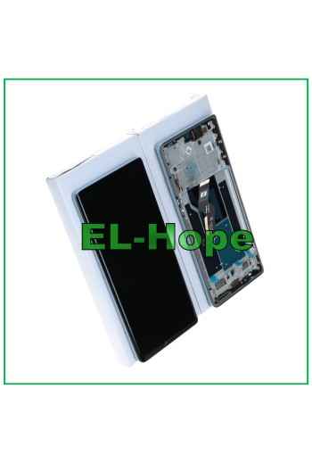 PANTALLA DE SERVICIO ORIGINAL MOTOROLA MOTO EDGE 50 FUSION XT2429 MARCO TÁCTIL AZUL