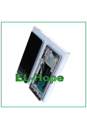 PANTALLA DE SERVICIO ORIGINAL MOTOROLA MOTO EDGE 50 FUSION XT2429 MARCO TÁCTIL AZUL