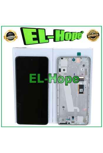 PANTALLA OLED TÁCTIL CON MARCO SERVICIO ORIGINAL MOTOROLA MOTO EDGE 30 XT2203 PLATA