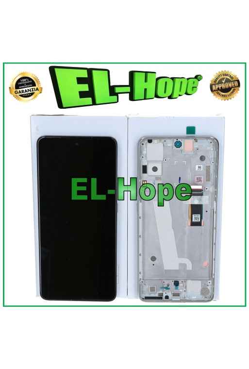PANTALLA OLED TÁCTIL CON MARCO SERVICIO ORIGINAL MOTOROLA MOTO EDGE 30 XT2203 PLATA