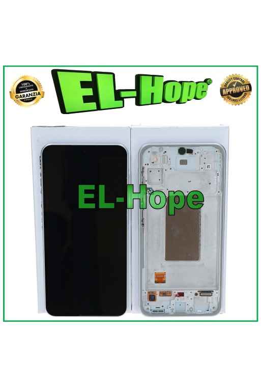 PANTALLA TÁCTIL LCD DE SERVICIO ORIGINAL SAMSUNG GALAXY A36 5G SM-A366 BLANCO PLATA