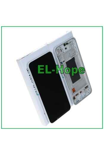 PANTALLA TÁCTIL LCD DE SERVICIO ORIGINAL SAMSUNG GALAXY A36 5G SM-A366 BLANCO PLATA