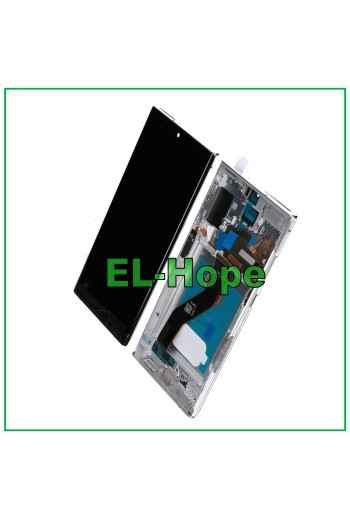 PANTALLA LCD TÁCTIL CON MARCO OLED PARA SAMSUNG GALAXY NOTE 10 PLUS SM N975 N976 BLANCO