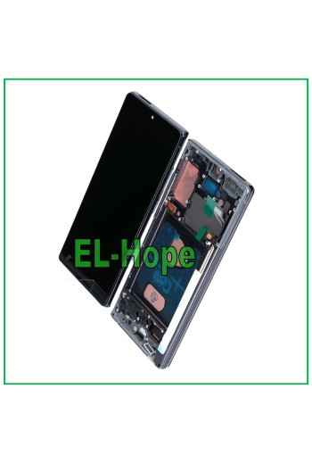 PANTALLA TFT CON MARCO PARA SAMSUNG GALAXY NOTE 20 SM- N980 N981 CRISTAL LCD TÁCTIL GRIS