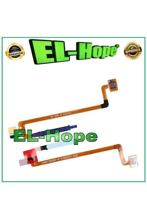 TECLA FLEX PLANA CON HUELLA PARA XIAOMI REDMI 13 24040RN64Y AZUL