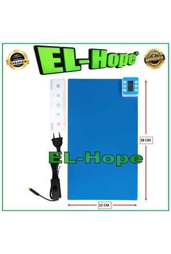 PLACA DE PRECALENTAMIENTO DE SILICONA SUAVE CON ALFOMBRILLA TERMOSTÁTICA QUE SEPARA LA PANTALLA LCD