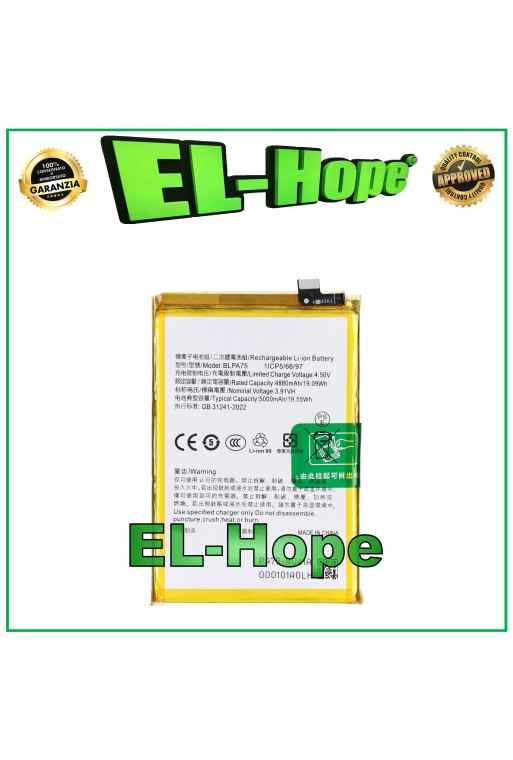 BATERIA BLPA75 PARA OPPO REALME NOTE 60 RMX3933 5000 mAh IGUAL A LA ORIGINAL