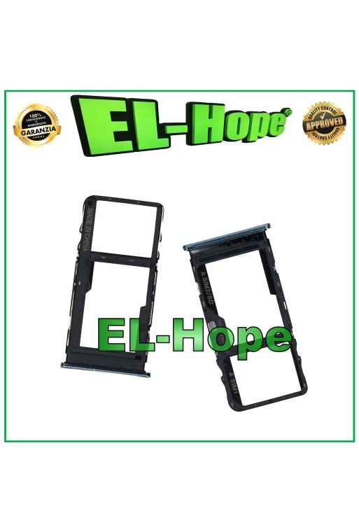 COMPARTIMENTO PARA RANURA DE CARRIL PARA TARJETA NANO SIM + MICRO SD PARA TCL 20S T7730 CARCASA PLATEADA