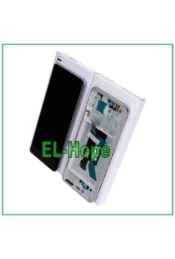 FUNDA DE CRISTAL TRASERO CON TAPA DE BATERÍA PARA IPHONE 14 PLUS CON AGUJERO GRANDE NEGRO