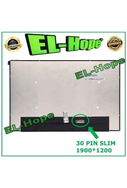 Pantalla LCD para portatil NE160WUM-N64 de 16 y 30 pines, delgada, 1900 x 1200 FHD, LED