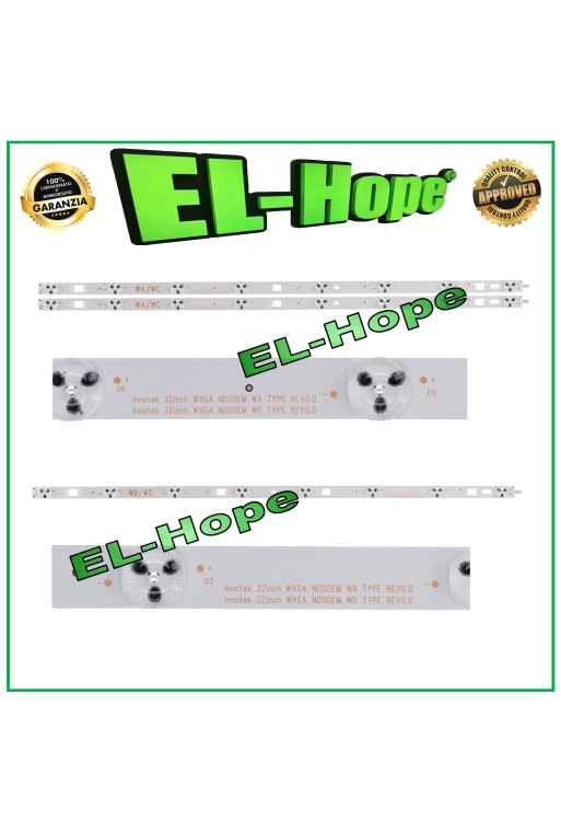 KIT 3 BARRAS 8 LEDS PARA TV SONY 32 WXGA NDSOEM TIPO WB TIPO WA