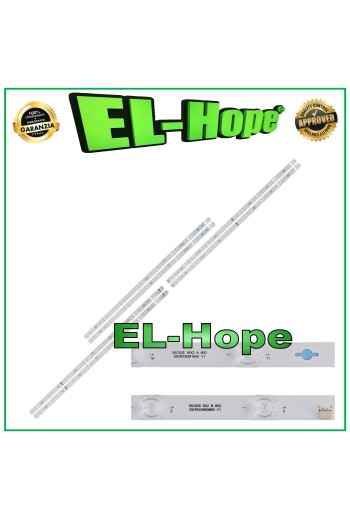 KIT DE 4 BARRAS PARA TV TCL 55 55C635 A-B02 55HR330M16A0 A1/A2 16X2 55HR330M08B0 8X2