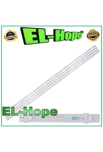 KIT DE 4 BARRAS DE 10 LEDS PARA TV PANASONIC DE 43 LB-3030-GJPHP434X10AUS2-X IC-BAOAG43DA28