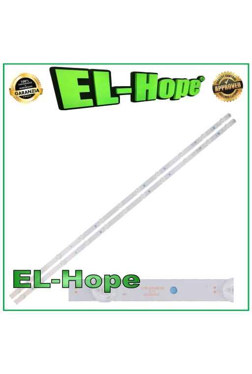 KIT 2 BARRAS 11 LED TV 40 VESTEL 17DLB40NER5-ETI ET1 17DLB40NER6 743mm