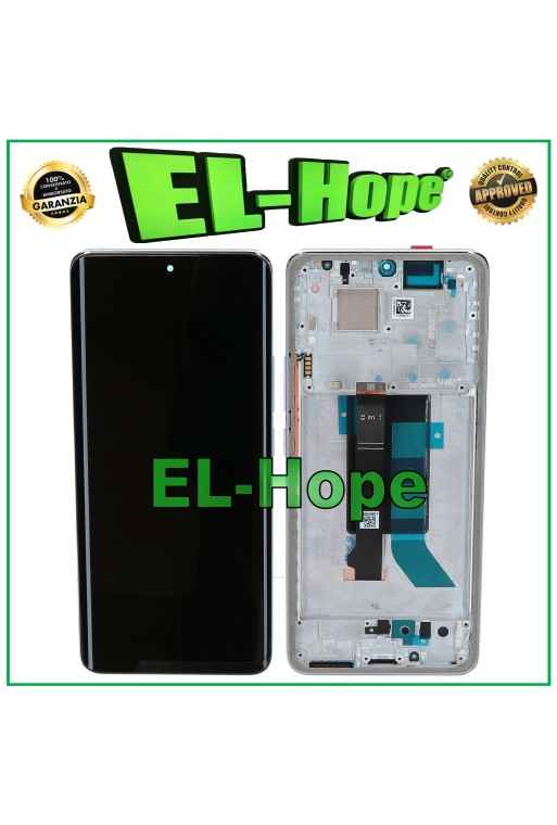 PANTALLA OLED + MARCO PARA XIAOMI POCO X7 5G 24095PCADG LCD TÁCTIL CRISTAL PLATA