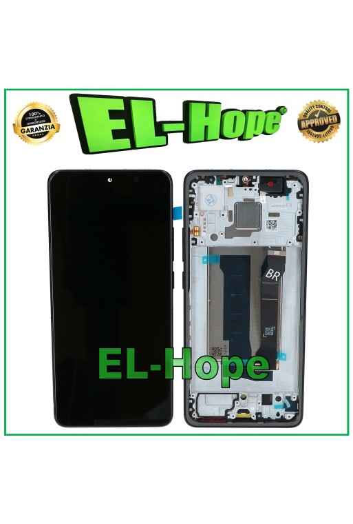 PANTALLA OLED + MARCO PARA XIAOMI POCO X7 PRO 5G 2412DPC0AI LCD TÁCTIL CRISTAL NEGRO