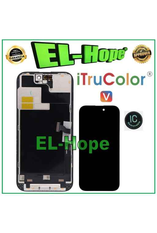 Pantalla LCD iTruColor INCELL para Apple iPhone 14 Pro, pantalla tactil de cristal negro