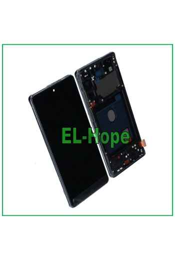 PANTALLA TÁCTIL TFT LCD + MARCO PARA SAMSUNG GALAXY S20 FE SM G780F G781 AZUL MARINO