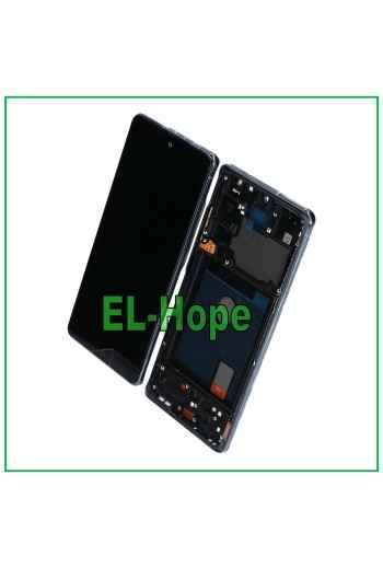 PANTALLA TÁCTIL TFT LCD + MARCO PARA SAMSUNG GALAXY S20 FE SM G780F G781 AZUL MARINO