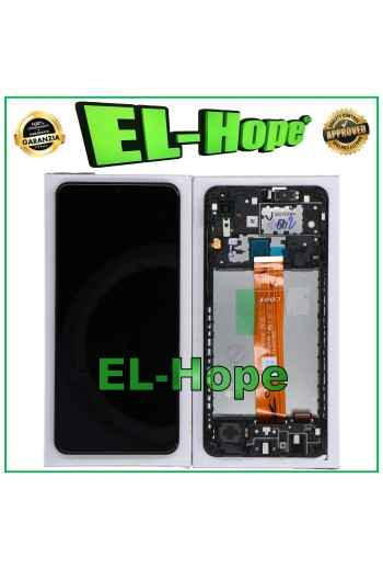 PANTALLA LCD ORIGINAL + MARCO SAMSUNG GALAXY A02 SM-A022 PANTALLA TÁCTIL CRISTAL NEGRO