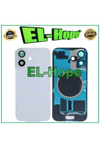 FUNDA TRASERA DE CRISTAL + MAGSAFE PARA APPLE IPHONE 16 BLANCA