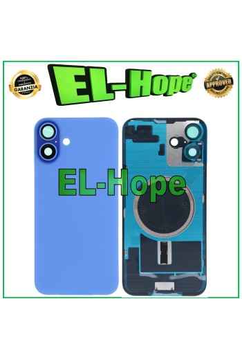 FUNDA TRASERA DE CRISTAL MAGSAFE PARA IPHONE 16 PLUS AZUL ULTRAMAR