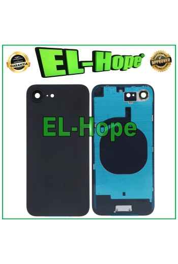 FUNDA TRASERA DE CRISTAL PARA APPLE IPHONE 16E NEGRA