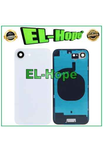 CARCASA TRASERA DE CRISTAL PARA APPLE IPHONE 16E BLANCA