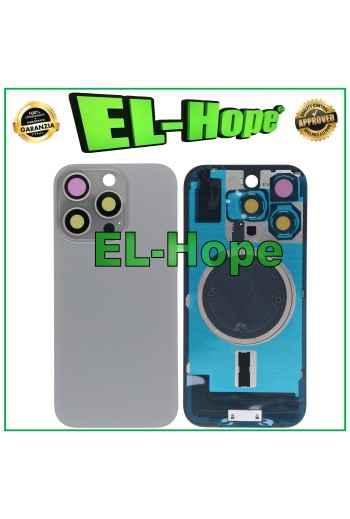 FUNDA TRASERA DE CRISTAL MAGSAFE PARA IPHONE 16 PRO ARENA TITANIO