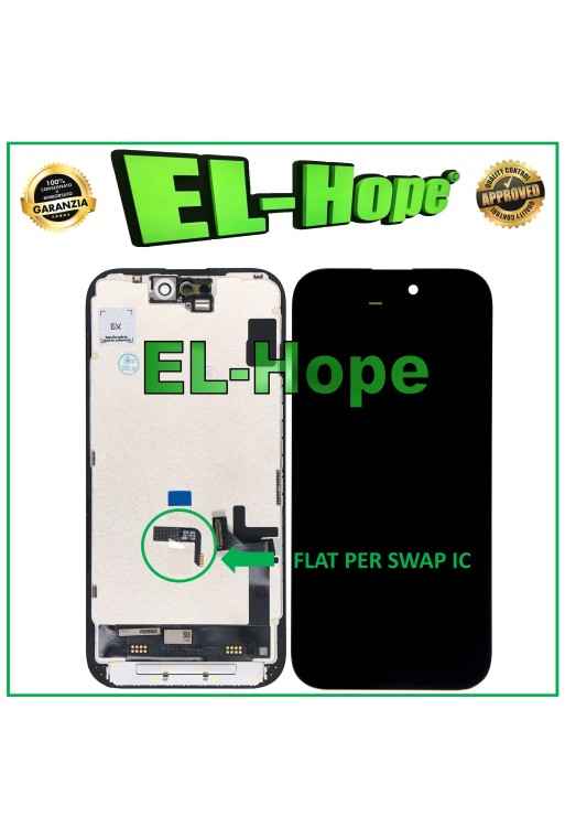 PANTALLA LCD OLED RÍGIDA PARA APPLE IPHONE 15 PANTALLA TÁCTIL VIDRIO GX ORIGINAL