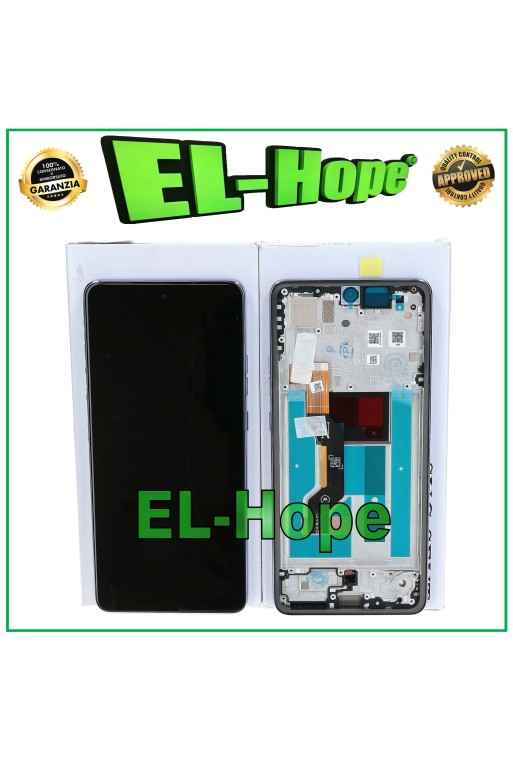 PANTALLA LCD TÁCTIL CON MARCO OLED SERVICIO ORIGINAL MOTOROLA MOTO G86 5G XT2527 MORADO