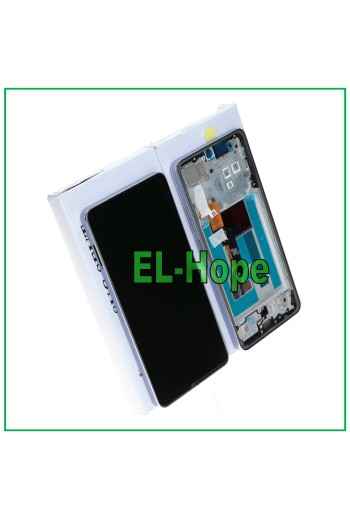 PANTALLA LCD TÁCTIL CON MARCO OLED SERVICIO ORIGINAL MOTOROLA MOTO G86 5G XT2527 MORADO