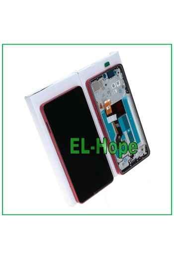 PANTALLA LCD TÁCTIL CON MARCO OLED SERVICIO ORIGINAL MOTOROLA MOTO G86 5G XT2527 ROJO