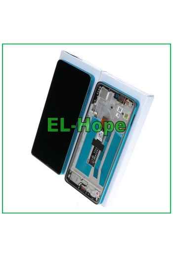MARCO PANTALLA LCD SERVICIO ORIGINAL MOTOROLA MOTO G75 5G XT2437 TÁCTIL AZUL AGUA