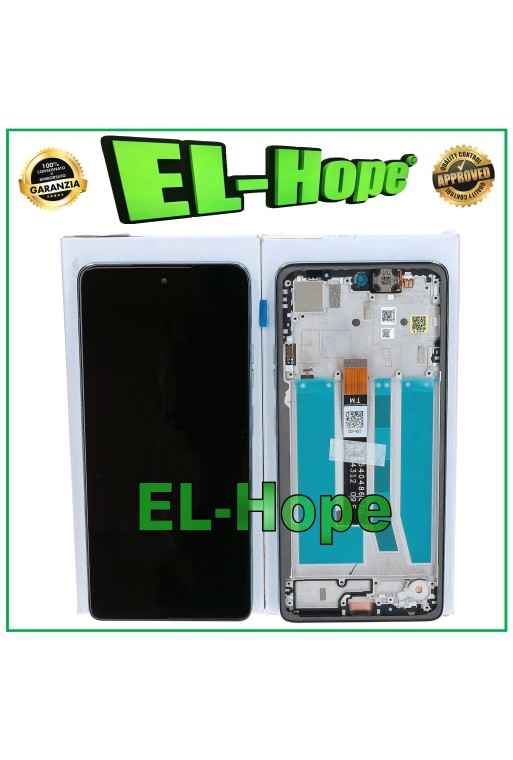 PANTALLA LCD + MARCO ORIGINAL SERVICIO MOTOROLA MOTO G75 5G XT2437 TÁCTIL VERDE