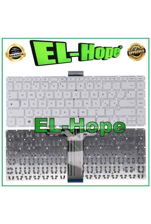 TECLADO ITALIANO PARA PORTÁTIL HP STREAM 14-AX 14-CB BLANCO