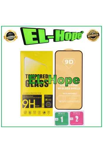 Protector de pantalla de cristal templado 9D 3D totalmente curvado para Apple iPhone 16 Plus