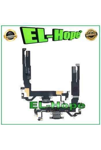 Conector de carga para iPhone 17, base de carga con micrófono y antena, color negro mate