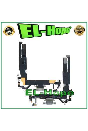 Conector de carga para iPhone 17, base de carga para antena de micrófono, color blanco plano