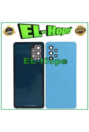 Tapa de batería para Samsung Galaxy A52S SM-A528, carcasa trasera azul