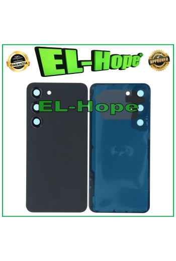 Tapa de batería para Samsung Galaxy S23 SM-S911, carcasa trasera de cristal, color negro