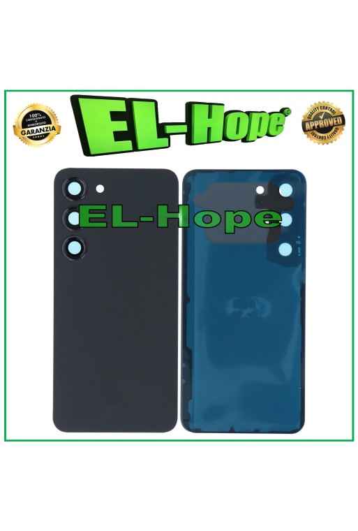 Tapa trasera de batería para Samsung Galaxy S23 SM-S911, color negro