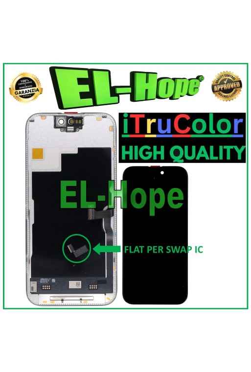 Pantalla LCD iTruColor SOFT OLED de 120 Hz para Apple iPhone 15 Pro con cristal tactil